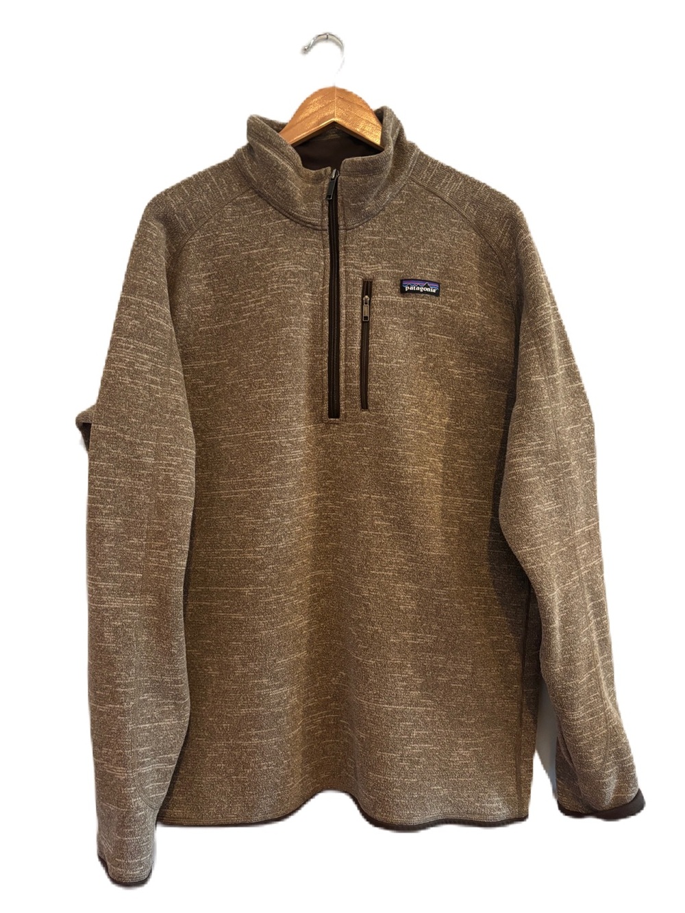 Patagonia Men's Brown Better Sweater Quarter-Zip Size XXL